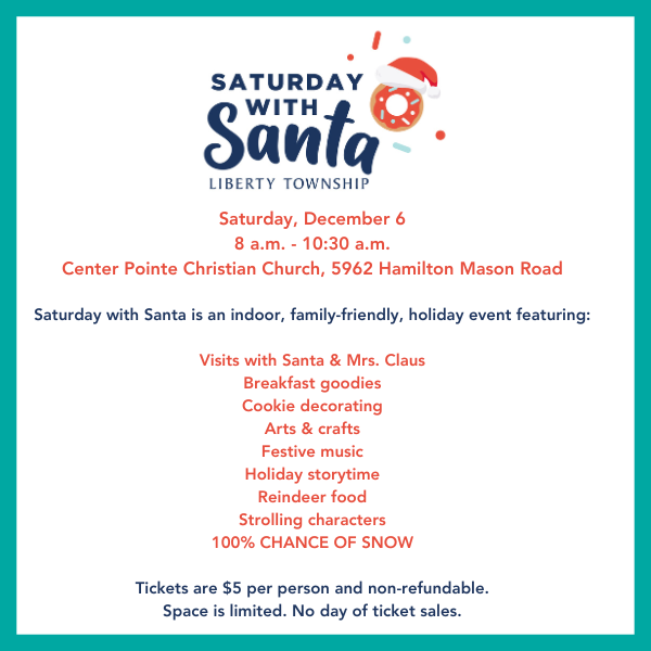 2025 Saturday with Santa ticket form