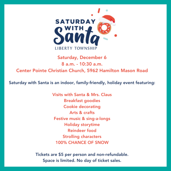 Saturday with Santa event details